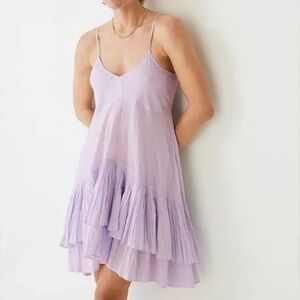 J Crew Ruffle Trapeze Dress